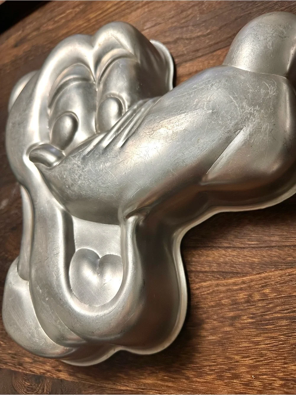 Vintage Walt Disney / Wilton Drum Major Mickey Mouse and Pluto Cake Pan Set